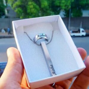 Customized BarLocket Ring