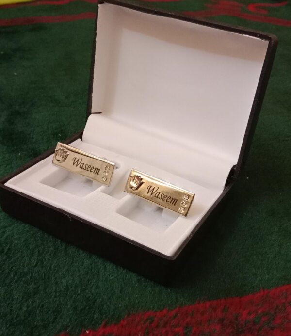 Customized Engraved Rolex Cufflinks