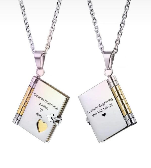 Customized book locket