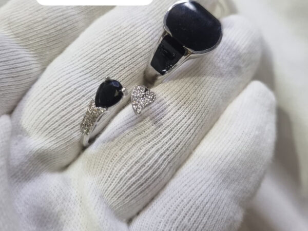 Turkish Stainless Steel Couple Rings - Image 5