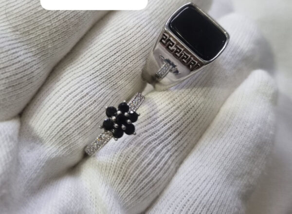 Turkish Stainless Steel Couple Rings - Image 10